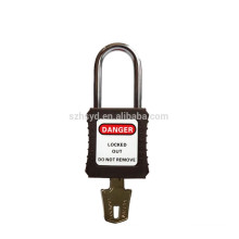 CE approval nylon lockbody insulation anti slipping High Quality Padlock